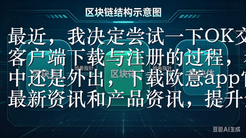 最近，我决定尝试一下OK交易所，并分享一下我如何快速完成客户端下载与注册的过程，希望能给大家一些帮助无论您是在家中还是外出，下载欧意app官方下载都能帮助您随时随地了解最新资讯和产品资讯，提升您的购物体验。