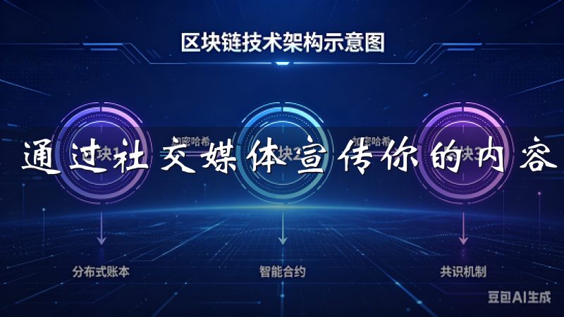 通过社交媒体宣传你的内容，可以吸引大量访问者。